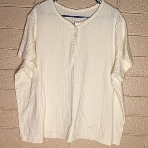 Blair women Cream Short Sleeve Tee